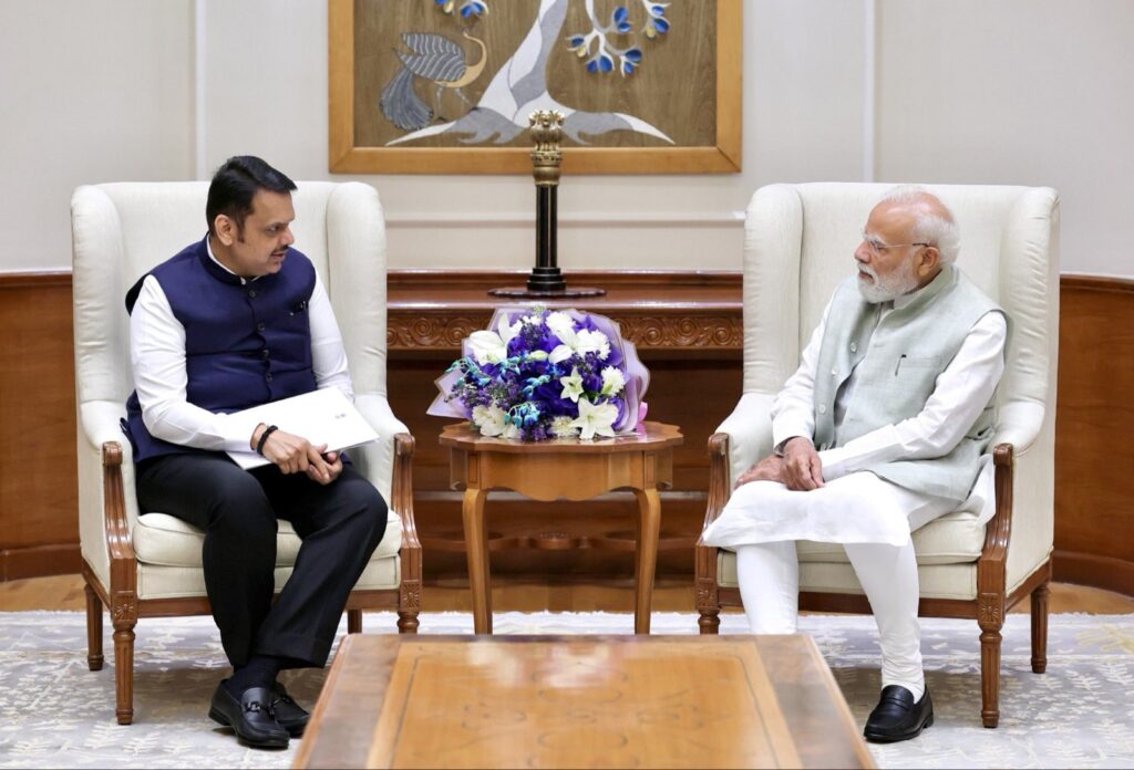 CM Devendra Fadnavis met Prime Minister Narendra Modi in Delhi..