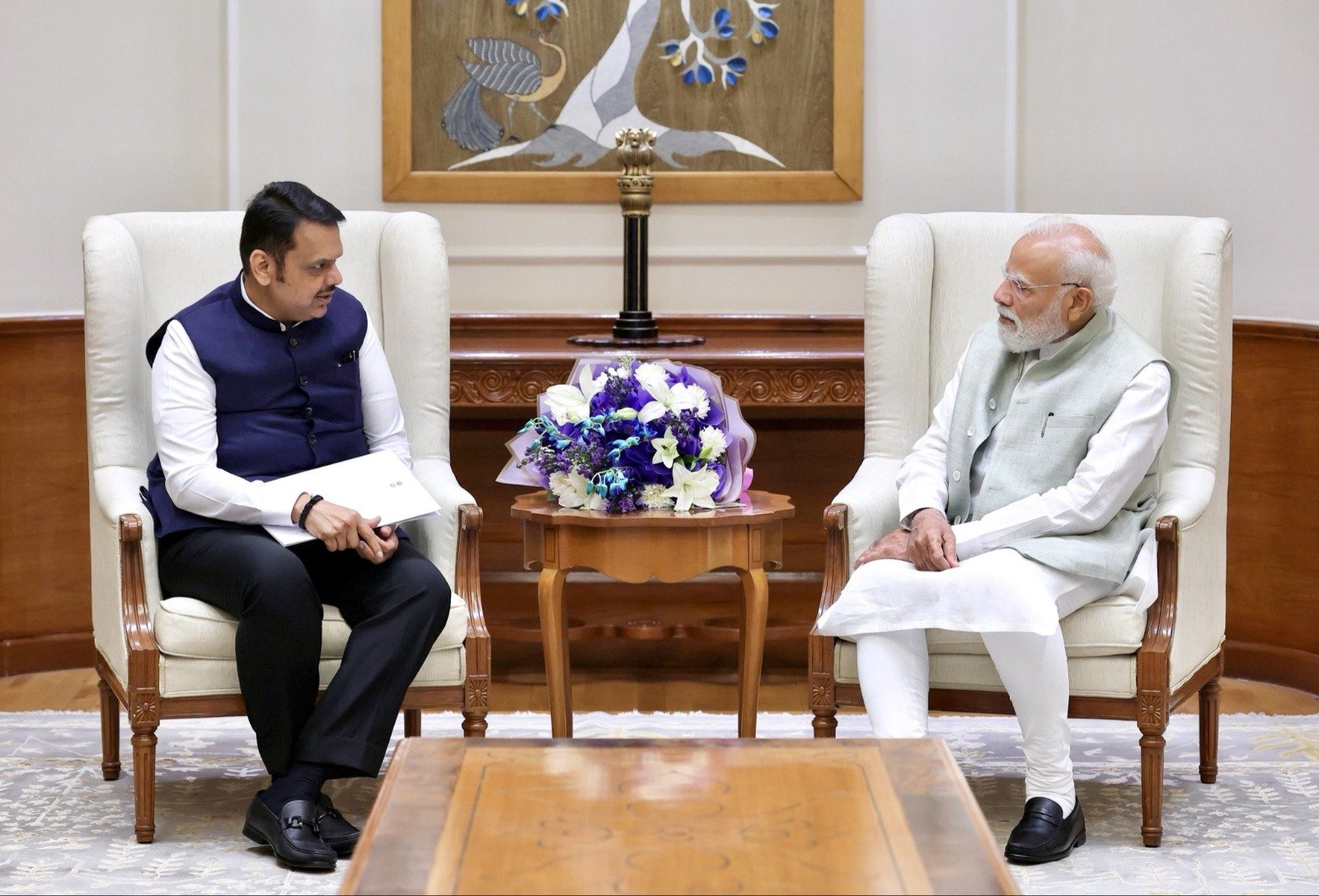 CM Devendra Fadnavis met Prime Minister Narendra Modi in Delhi..