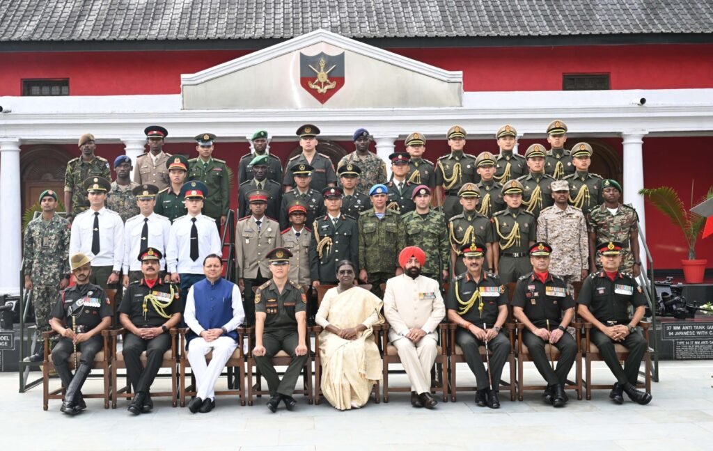 President Draupadi Murmu Commissions 515 Officers at IMA Dehradun; 9 Women Make History