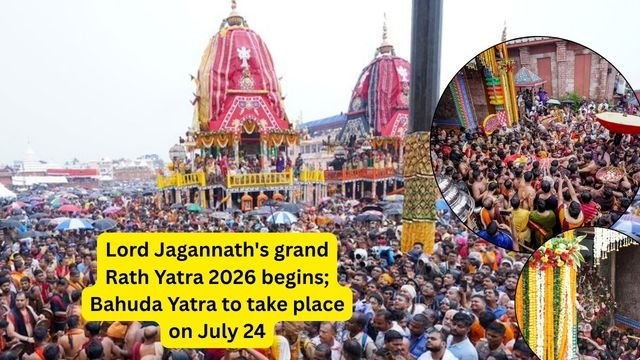 Lord Jagannath's grand Rath Yatra 2026 begins; Bahuda Yatra to take place on July 24