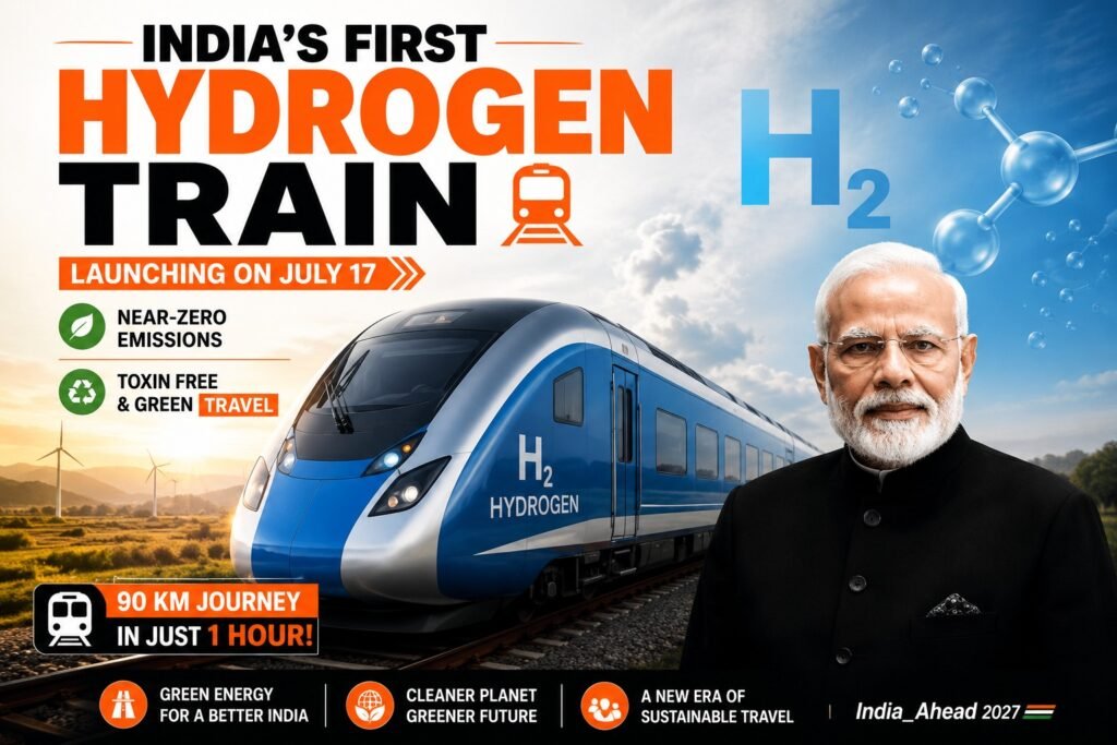 PM Modi to Inaugurate India's First Hydrogen Train, Multiple Development Projects in Haryana