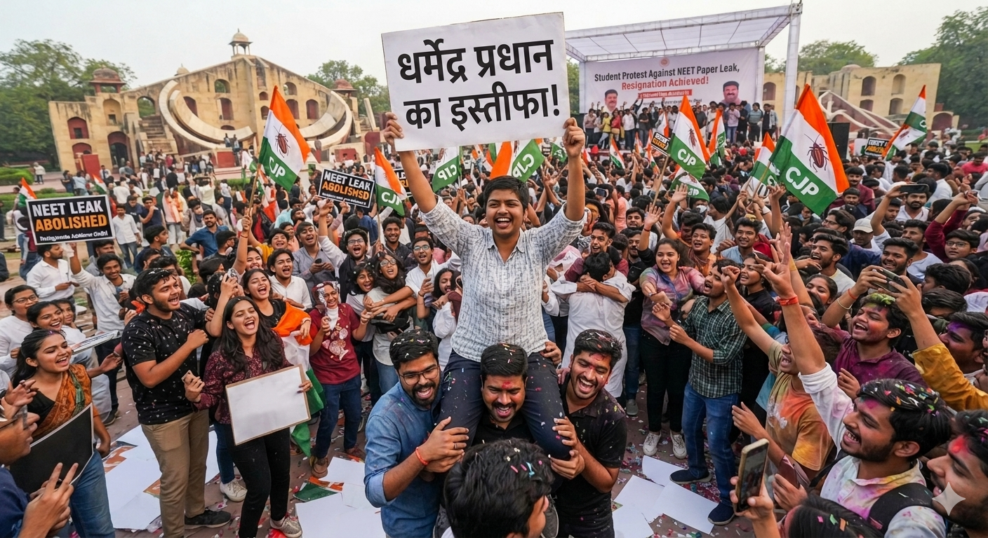 Union Education Minister Dharmendra Pradhan Resigns Amid Intense NEET Protests.