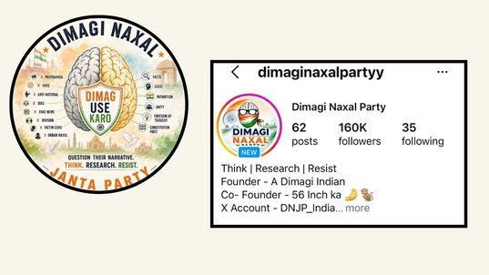 New ‘Dimaggi Naxal Janata Party’ Account Goes Viral, Gains Massive Following Overnight...