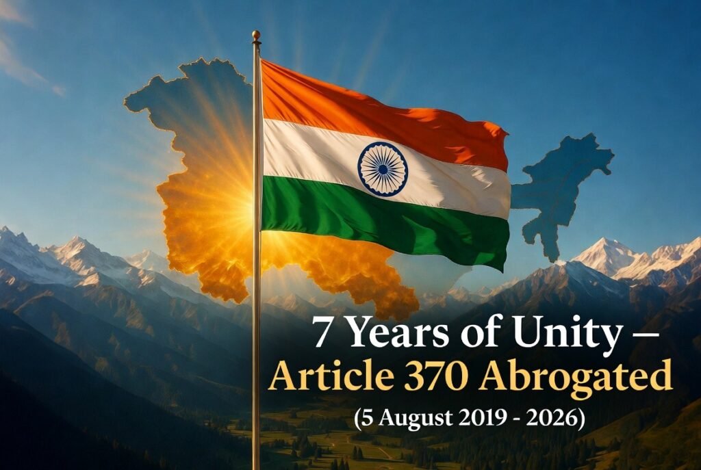 August 5, 2019 to 2026: 7 Years of Post-Article 370 Jammu and Kashmir