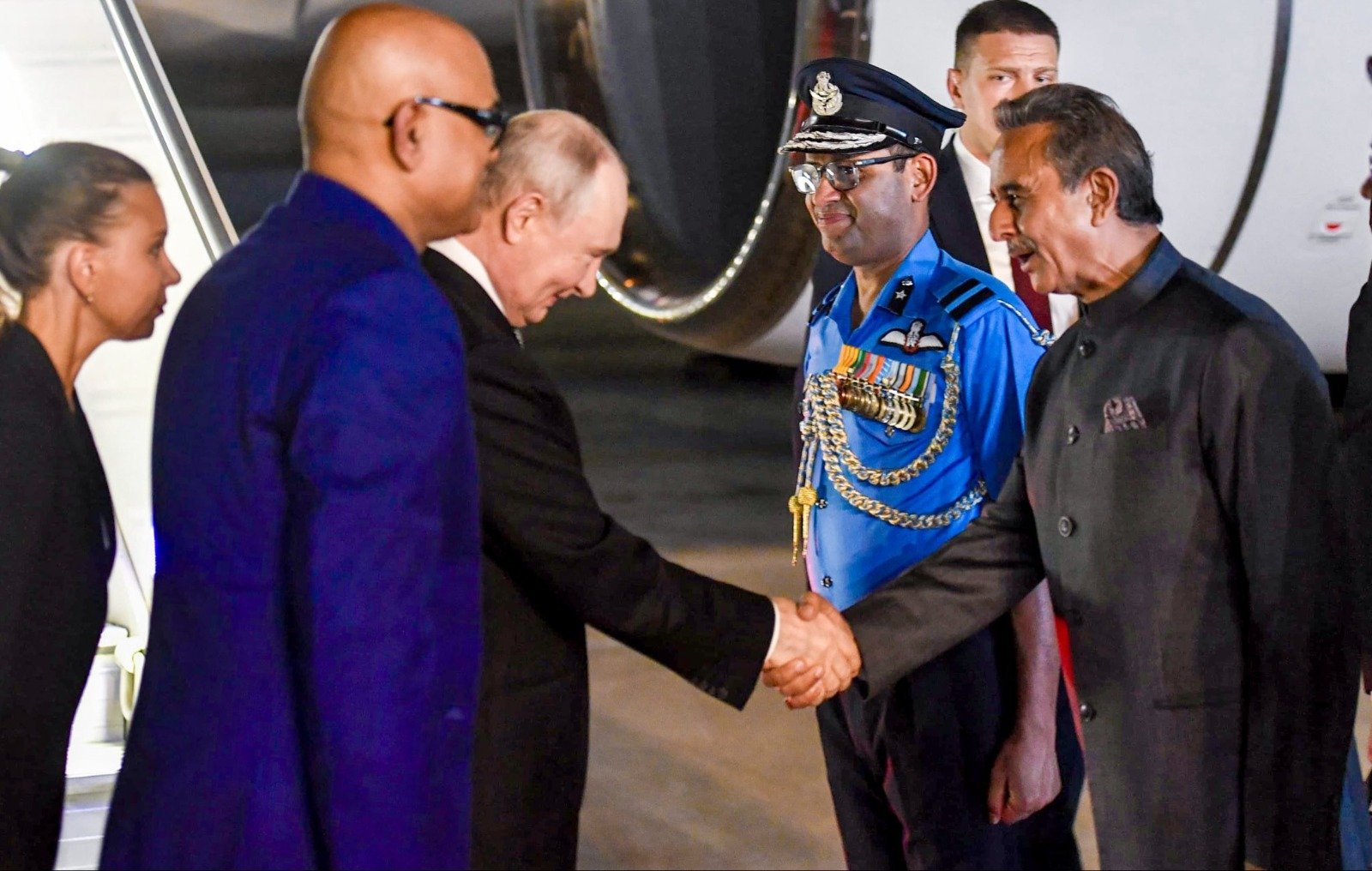 Putin arrives in Delhi